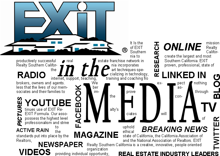 Exit Realty Southern California - Exit Realty Logo Png Clipart (722x525), Png Download