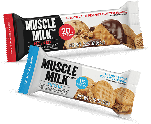 Muscle Milk Bars - Muscle Milk Chocolate Peanut Butter Bar Clipart (585x700), Png Download