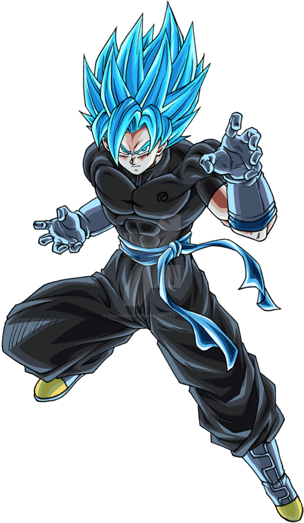 Ex Gogeta Ssb - Dragon Ball Heroes Gogeta Clipart (752x1063), Png Download