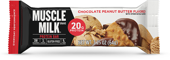Muscle Milk Protein Bar - Muscle Milk Protein Bar Chocolate Peanut Butter Clipart (585x700), Png Download