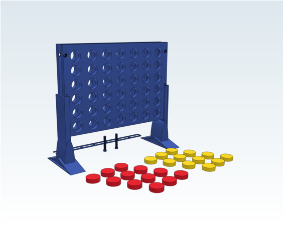 Connect Four - Bocce Clipart (800x450), Png Download