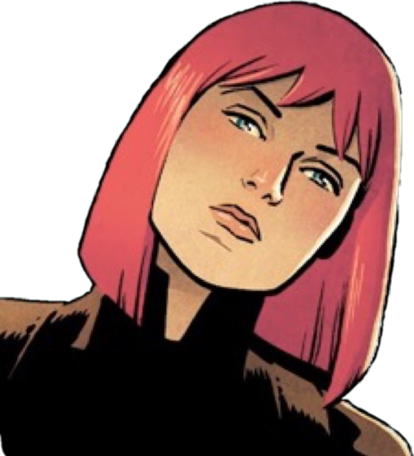 Natasha Romanoff Sticker - Cartoon Clipart (838x923), Png Download