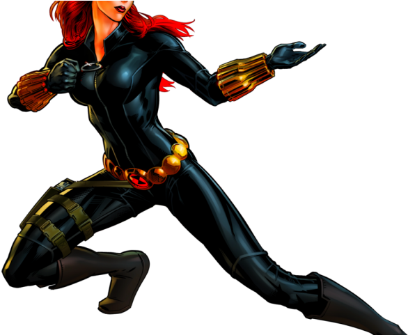 Black Widow Clipart Comic Book - Black Widow Marvel Avengers Alliance 2 - Png Download (640x480), Png Download