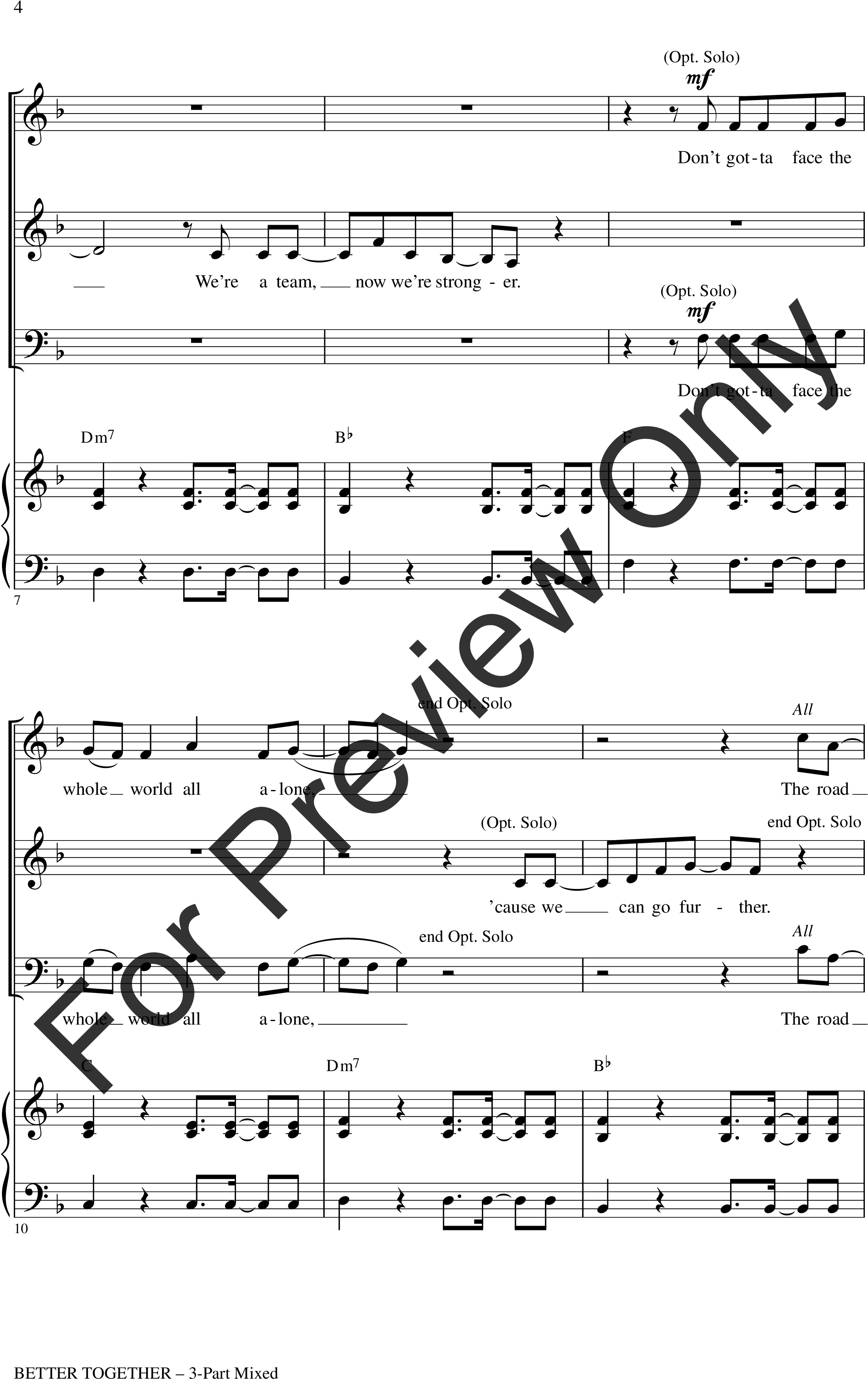 Product Thumbnail 3 - Lost Boy Chorus Sheet Music Clipart (3060x3960), Png Download
