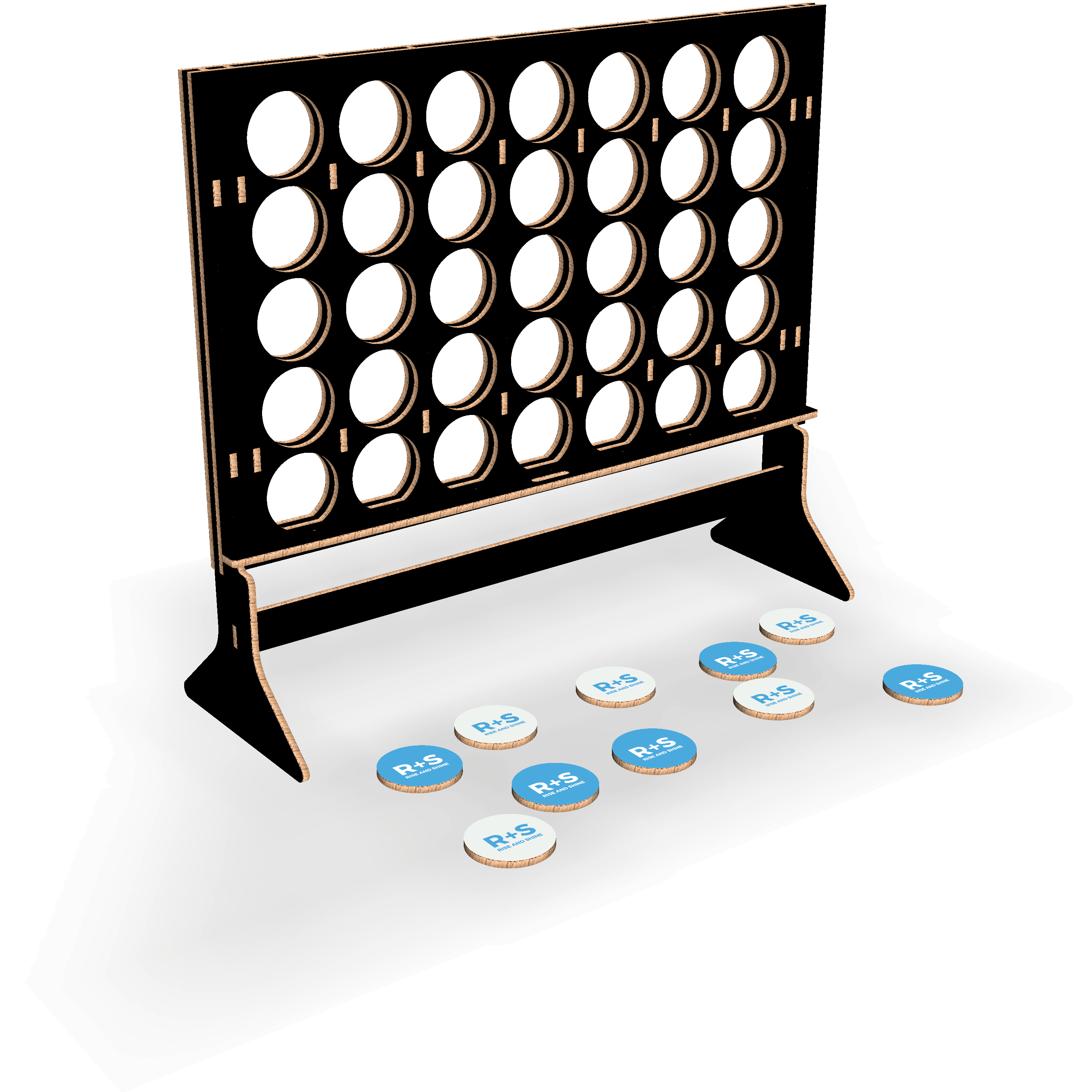Connect Four - Cosmetics Clipart (3000x3000), Png Download