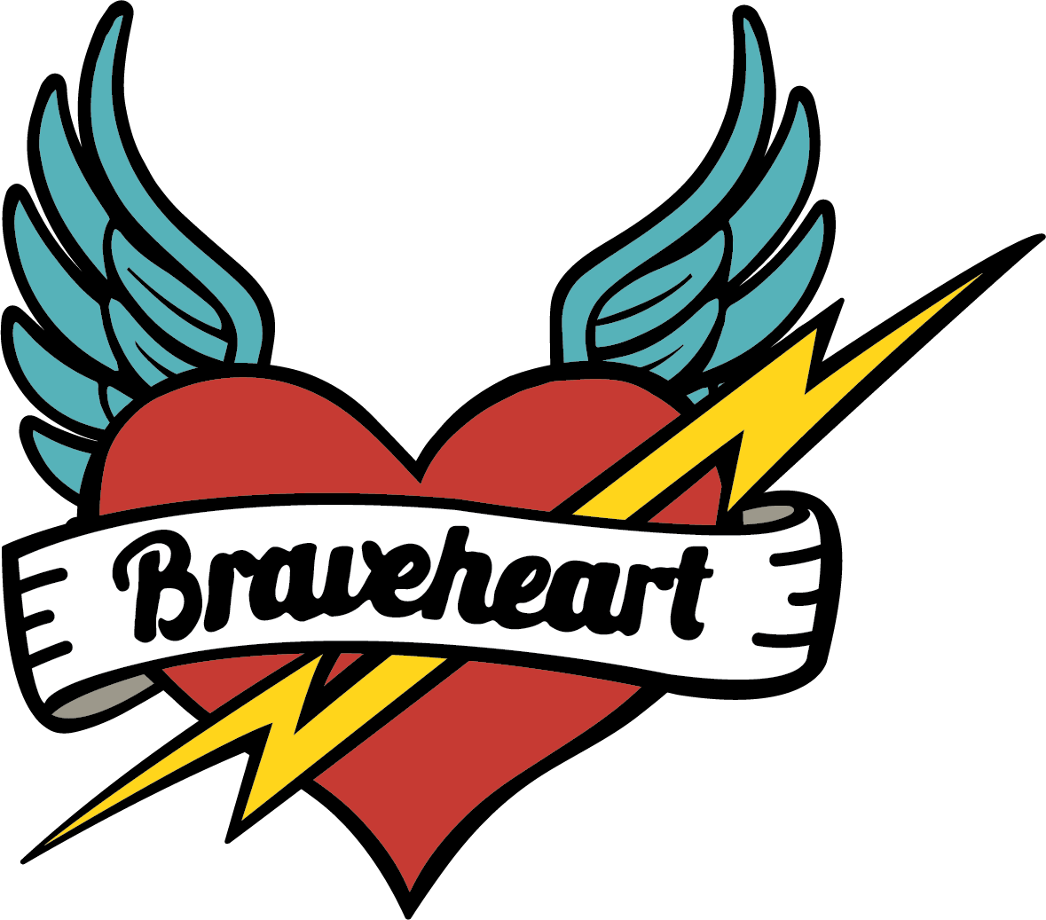 Camp Braveheart Logo Clipart (1179x1037), Png Download