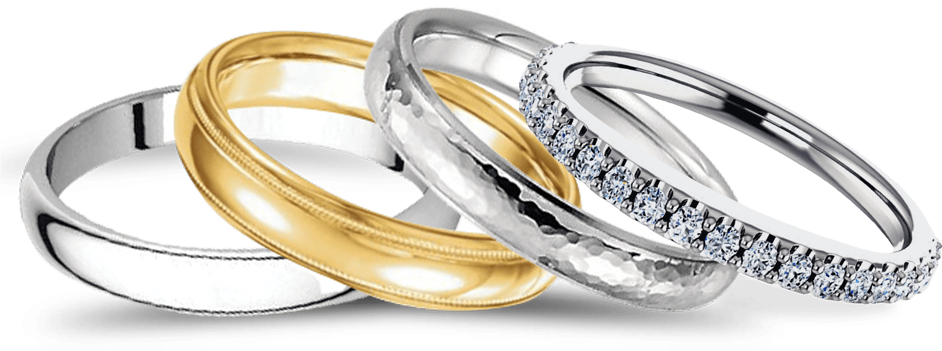 Wedding Bands - Pre-engagement Ring Clipart (1920x860), Png Download