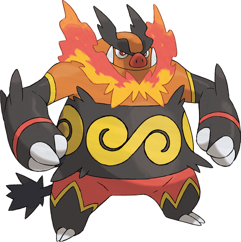 Pokemon Emboar Is A Fictional Character Of Humans - Pokemon Emboar Clipart (796x800), Png Download