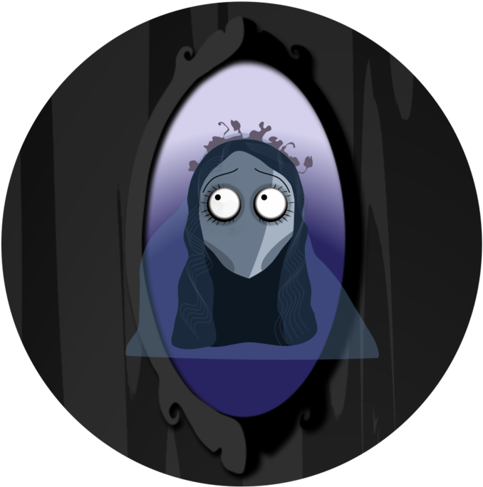 Tim Burton Characters - Circle Clipart (678x684), Png Download