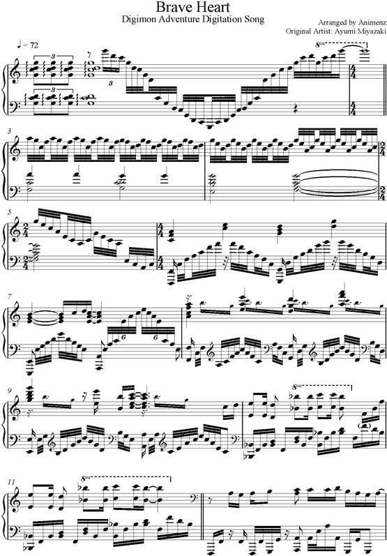 Final Fantasy 琴 譜 Clipart (630x891), Png Download