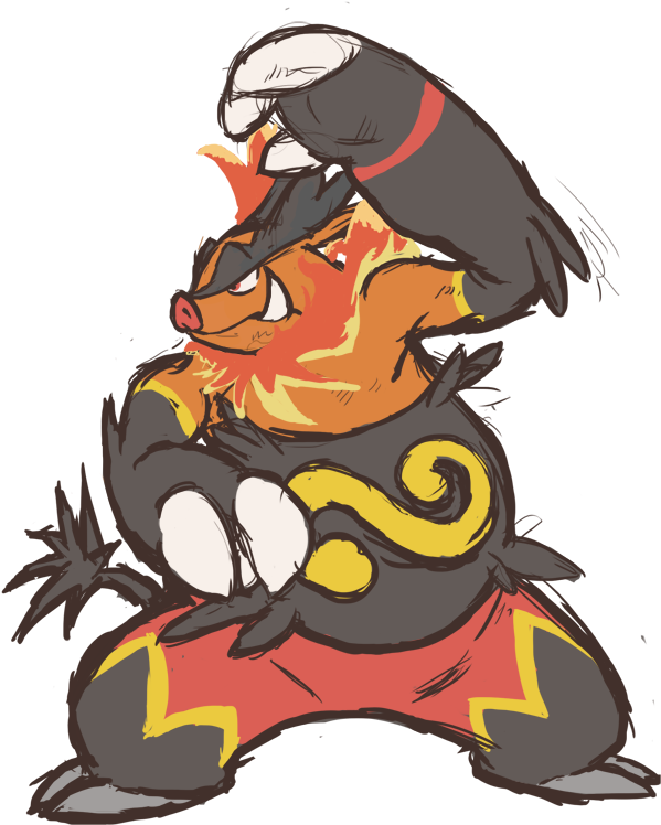 View 1373667728326 , - Emboar Fanart Clipart (600x800), Png Download