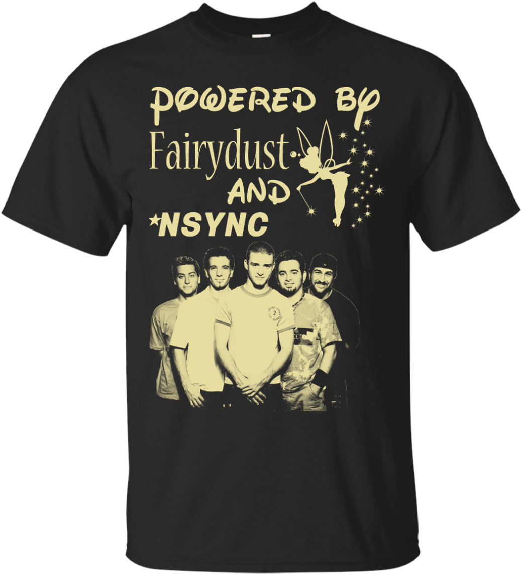 Nsync Unisex Shirt Powered By Fairydust And Nsync - Tee Shirt Adidas Fortnite Clipart (1155x1155), Png Download
