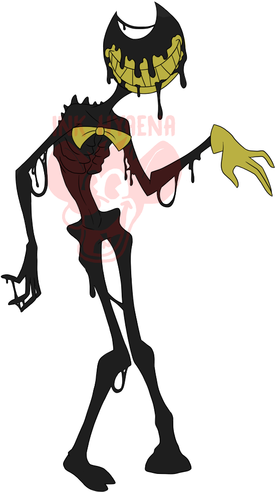 Ink Hyaena Clipart (570x1000), Png Download