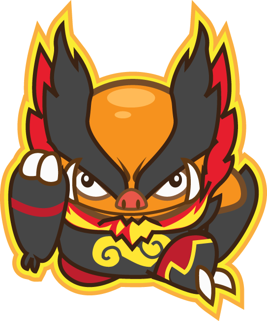 Emboar - Cartoon Clipart (543x651), Png Download