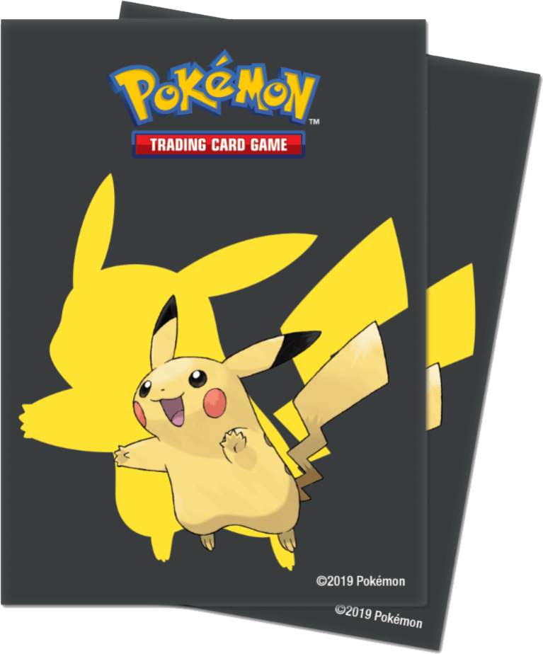 Ultra Pro Pokemon Sleeves Pikachu 2019 - Pokemon Clipart (767x924), Png Download