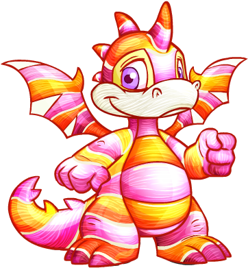 Neopets Scorchio Clipart (600x600), Png Download