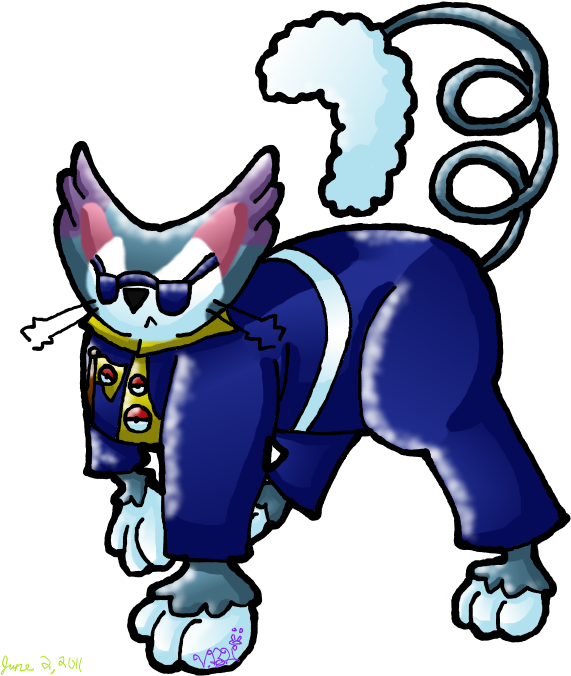 Liepard Png , Png Download - Cartoon Clipart (571x676), Png Download