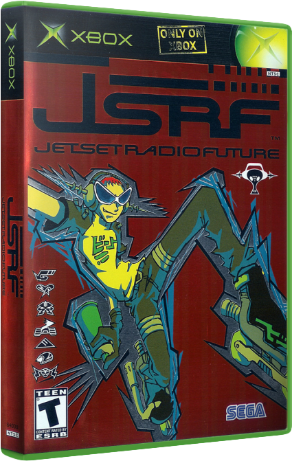 Jet - Set - Radio - Future - Usa - Jsrf Jet Set Radio Future Xbox Cover Clipart (450x720), Png Download