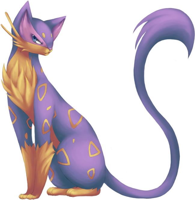 Liepard Kawaii Clipart (700x740), Png Download