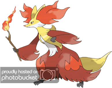 Photo 655delphox - Pokemon Delphox Clipart (392x392), Png Download