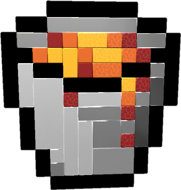 Pixelart Of “lava Bucket” From “minecraft” Wip - Minecraft Bukkit Png Clipart (768x768), Png Download