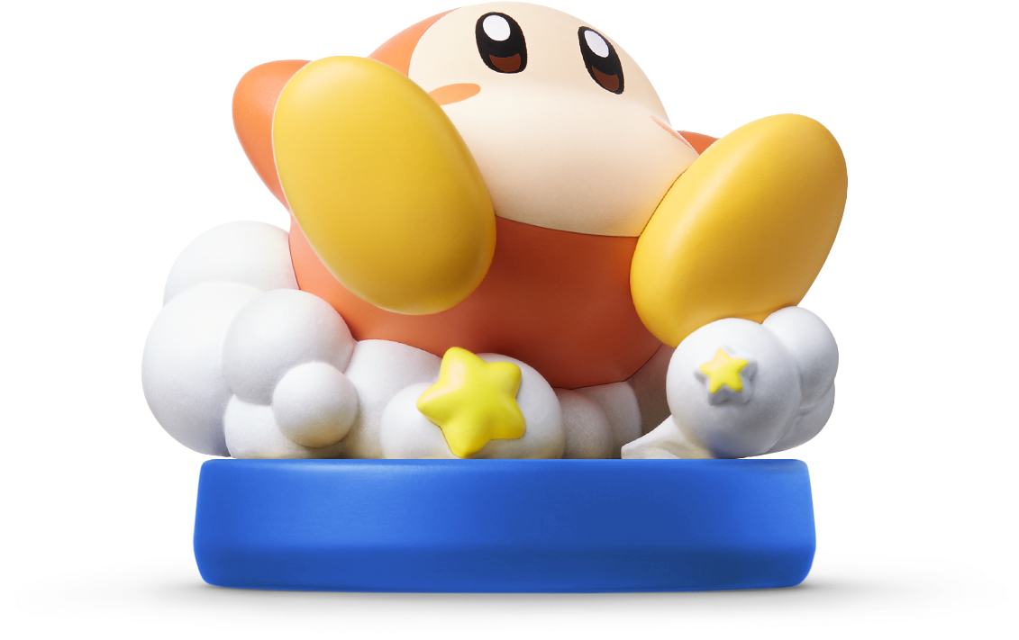 01 Of - Kirby Waddle Dee Amiibo Clipart (1280x1292), Png Download