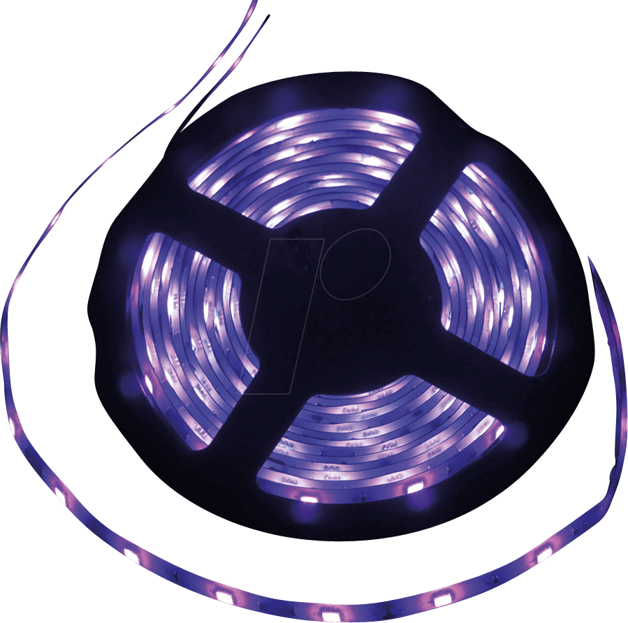 Led Strip, Black Light, 5000 Mm Ledmaxx Ls0001 - Circle Clipart (899x892), Png Download