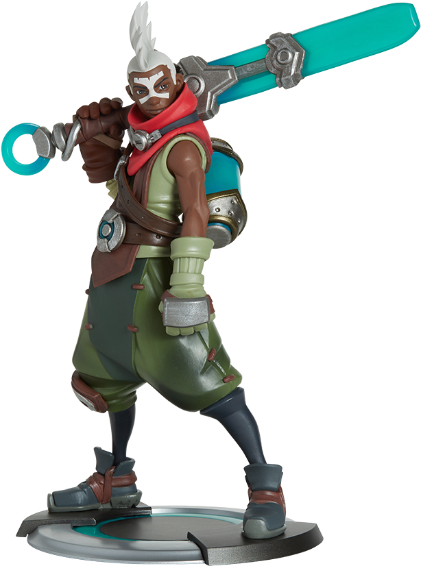 Riot Games Merch - League Of Legends Unlocked Statues Clipart (800x1000), Png Download