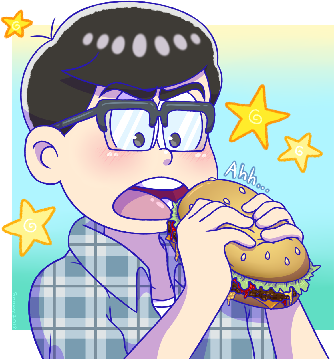 “burger Boy ” - Cartoon Clipart (1280x1280), Png Download