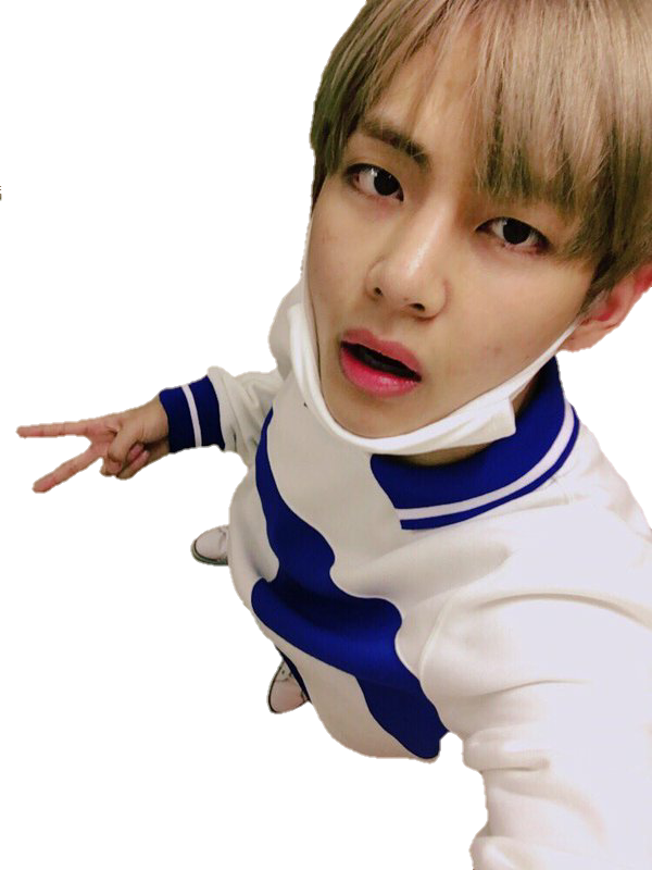 Outfits Kpop Style Xkpop-pngsx - Kim Taehyung No Makeup Clipart (600x800), Png Download