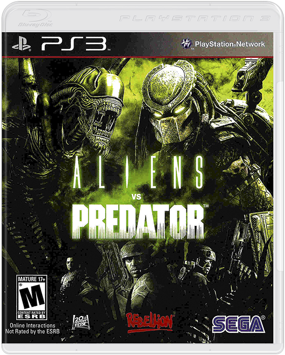Sony Playstation 3 Disc Games 2d Box Pack - Alien Vs Depredador Ps3 Clipart (562x701), Png Download