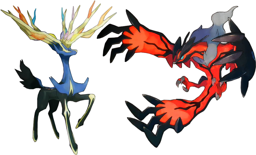 Canyon Echoes - Xerneas And Yveltal Clipart (900x675), Png Download