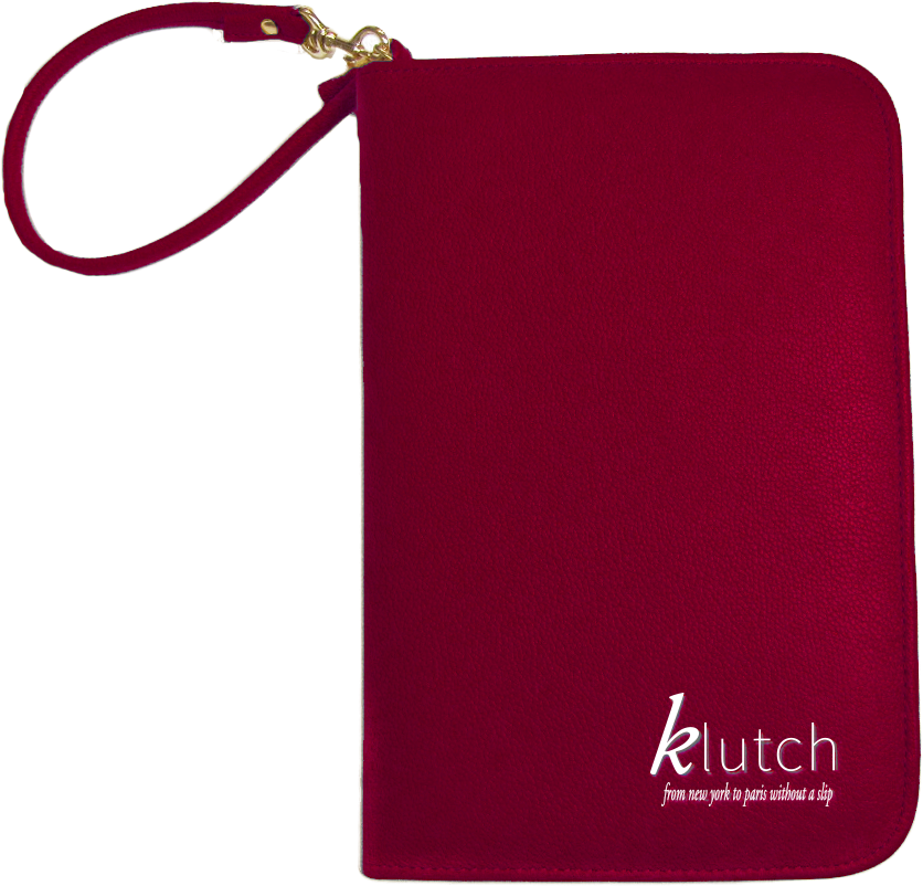 Klutch Travel Folder-red , Png Download - Coin Purse Clipart (836x802), Png Download
