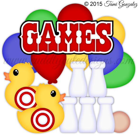 Carnival Games Png - Carnival Games Clip Art Transparent Png (600x600), Png Download