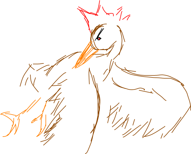 Fearow - Sketch Clipart (1020x608), Png Download