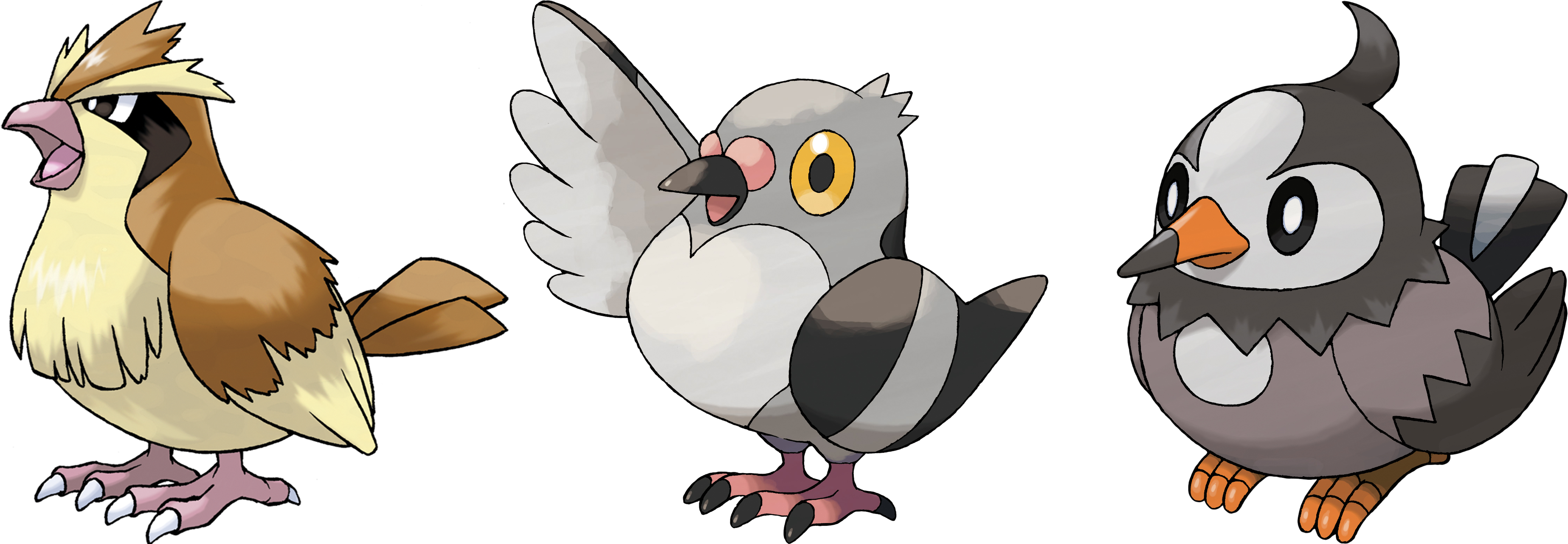 View 0 , - Pokemon 396 Clipart (3840x1280), Png Download