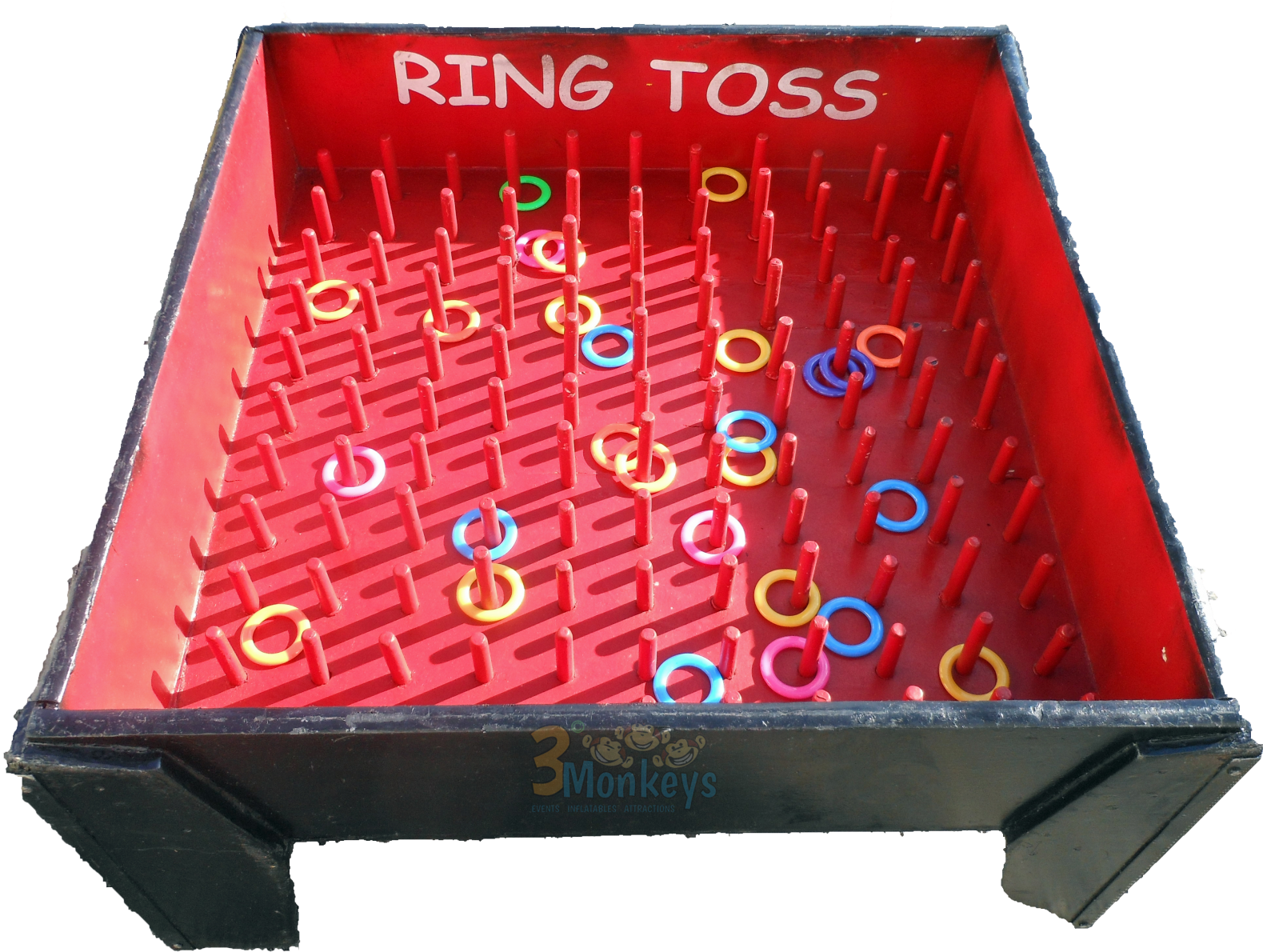 Above View Of Oversized Ring Toss Game - Board Game Clipart (1600x1200), Png Download