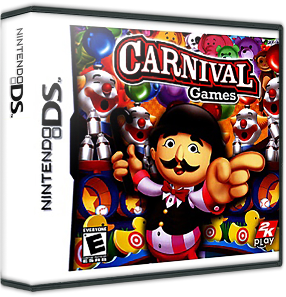 Carnival Games - Nintendo Ds Carnival Games Clipart (587x598), Png Download