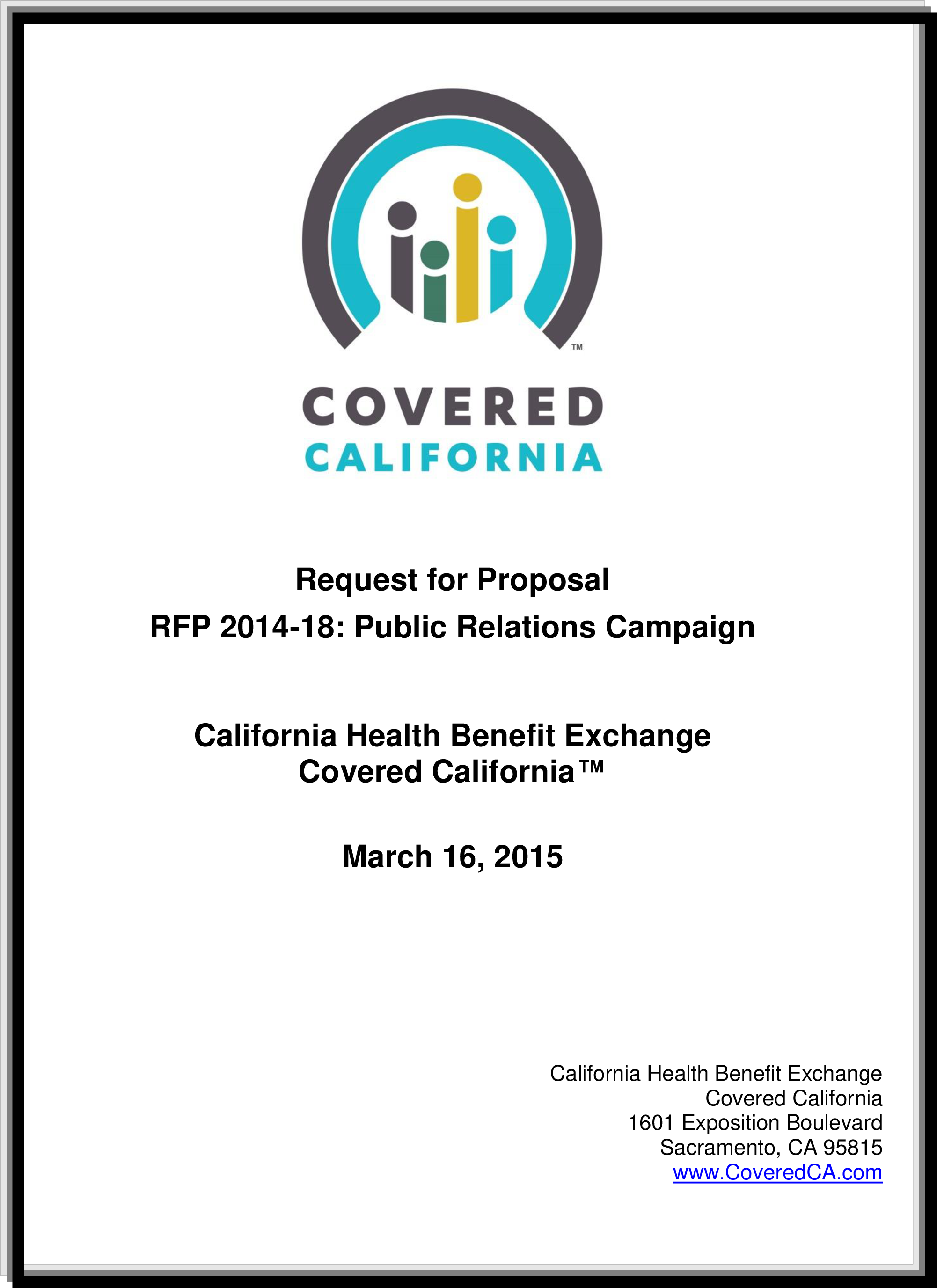 Public Relations Campaign Proposal - Covered California Clipart (2550x3300), Png Download