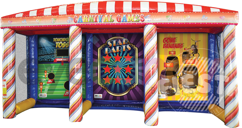 Carnival 3 In 1 Game - 3 In 1 Carnival Clipart (900x900), Png Download