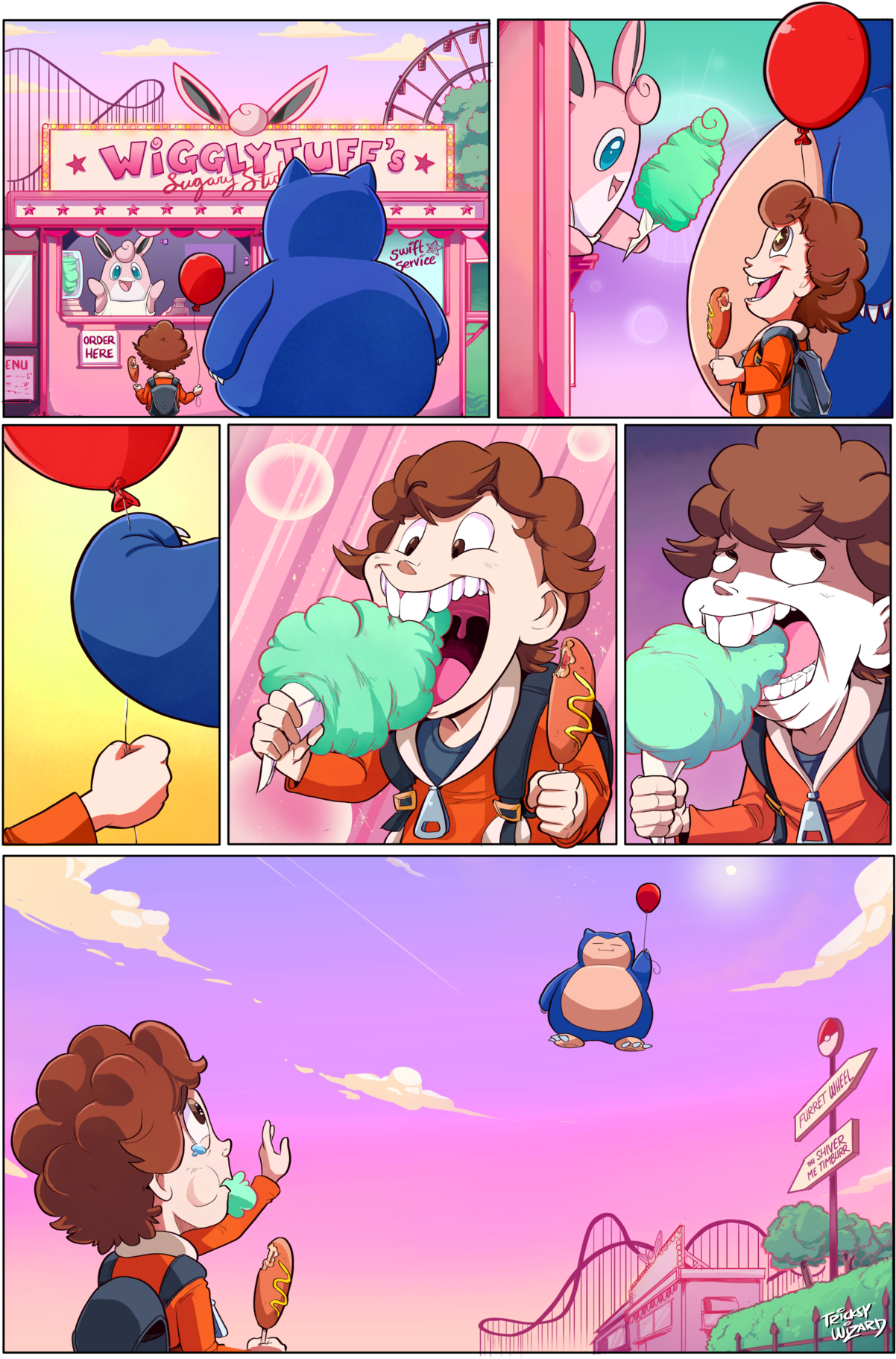 Order Here Enu Comics Cartoon Clip Art - Comics - Png Download (1500x2097), Png Download