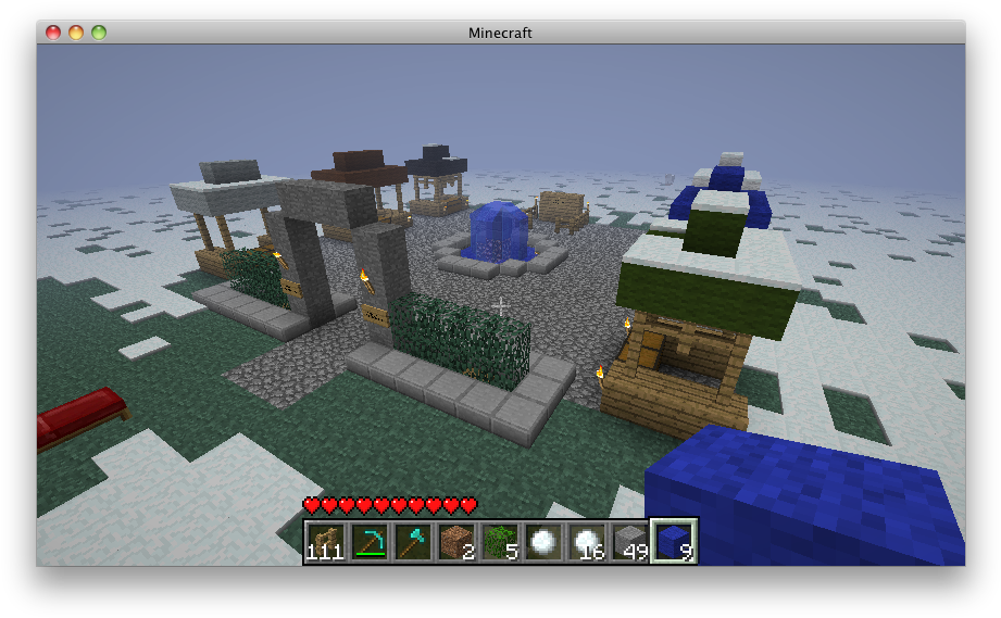 Basically The Tents Are Color Coded To Make Them More - Minecraft Light Tower Clipart (934x582), Png Download