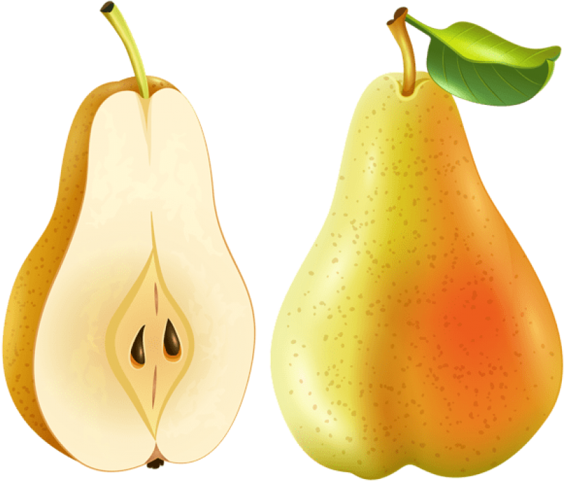 Free Png Pear Transparent Png - Pear Transparent Clipart (850x722), Png Download