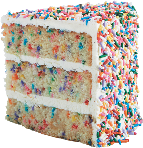 Very Vanilla Sprinkle Cake - Vanilla Sprinkle Cake Clipart (1345x760), Png Download