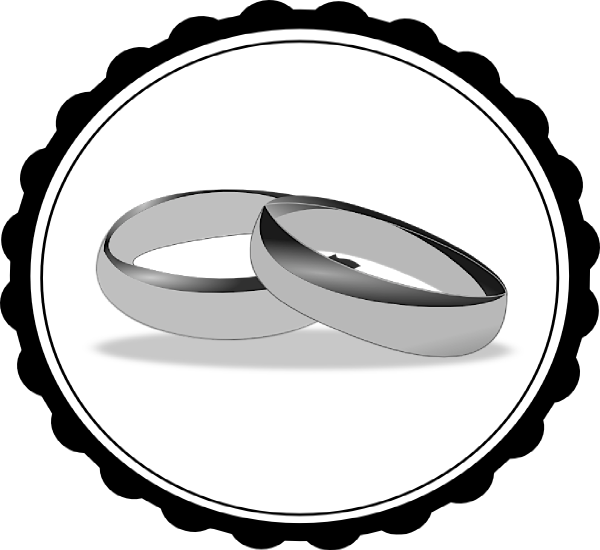 Wedding Ring Clipart Png - Hair Dressing Clipart Png Transparent Png (600x550), Png Download