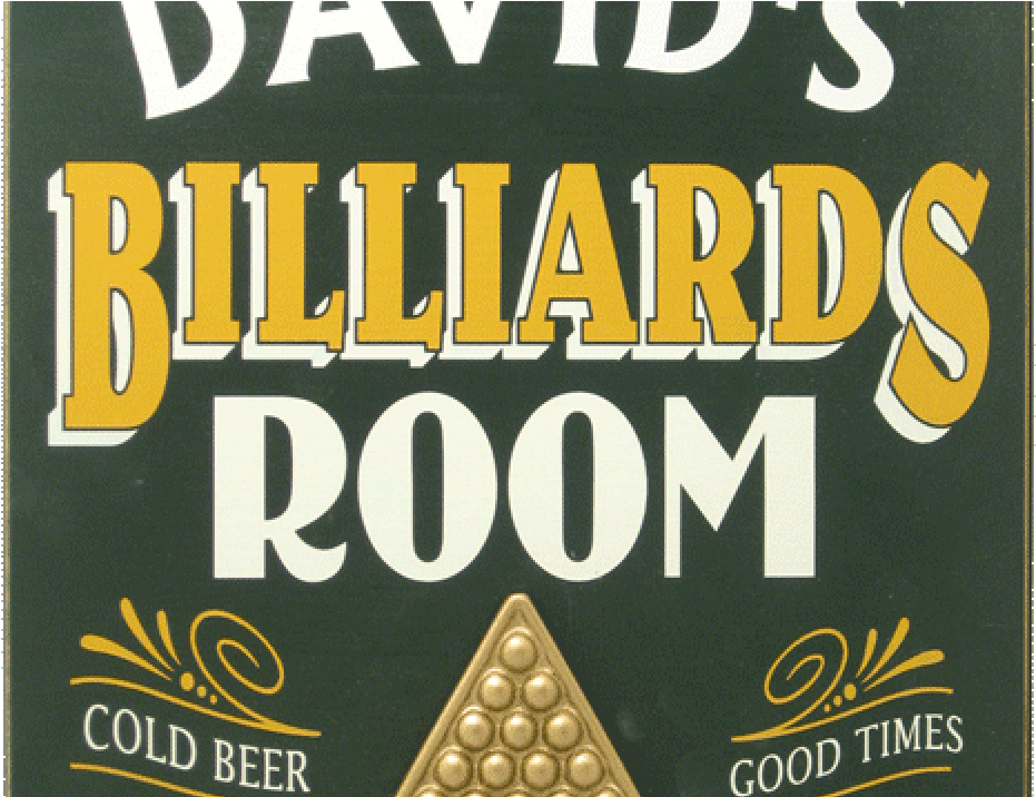 Personalized Billiards Room Mc Wood Sign Wood Signs, - Triangle Clipart (1200x715), Png Download
