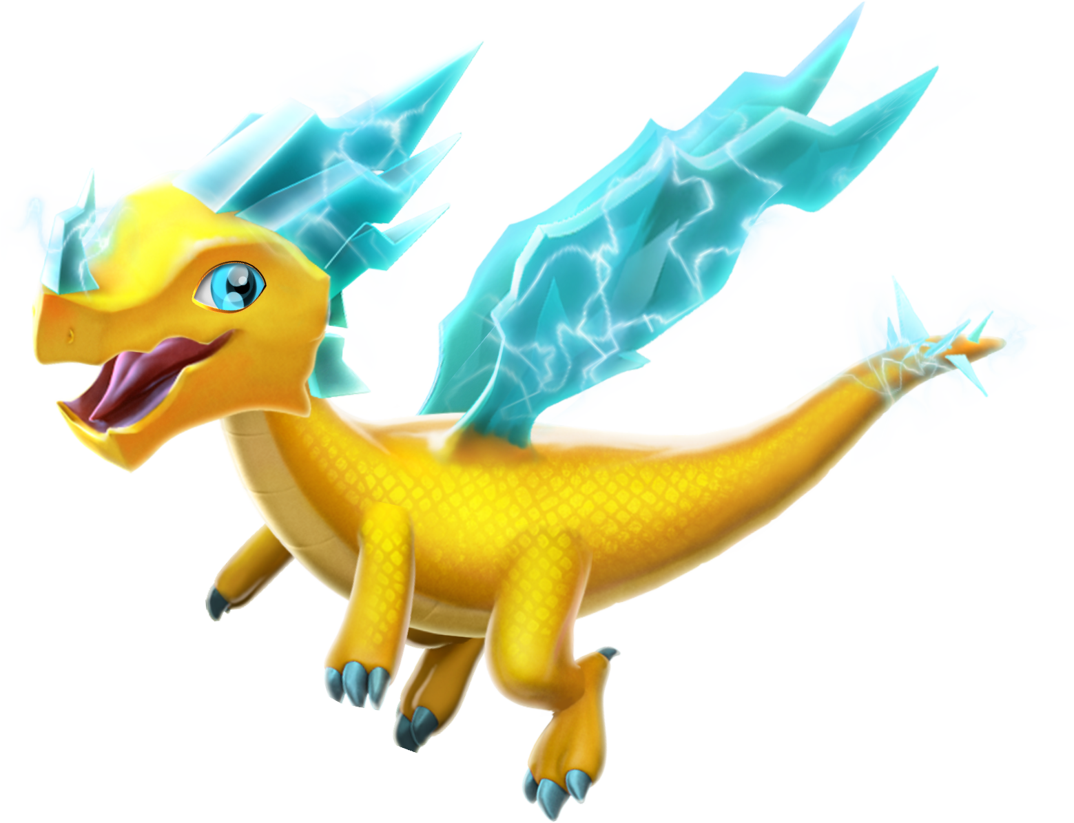 Energy Dragon - Dragon Mania Legends Energy Clipart (1559x1195), Png Download