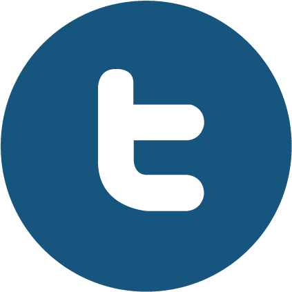 Follow Us - - Circle Blue Clipart (650x650), Png Download