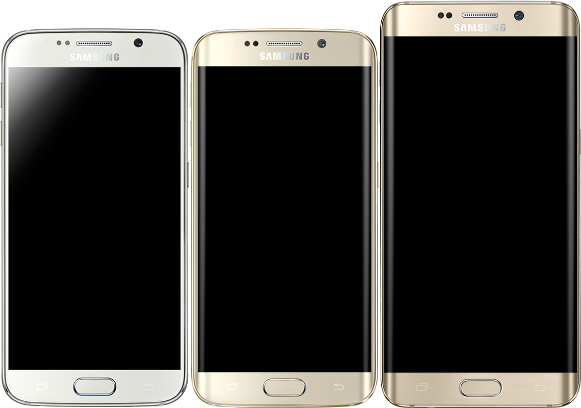 Samsung S6 S6 Edge And S6 Edge Plus Clipart (1178x834), Png Download