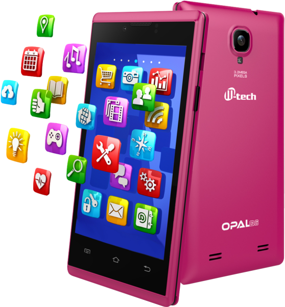 Opal Q6 - M Tech Mobile Clipart (600x600), Png Download